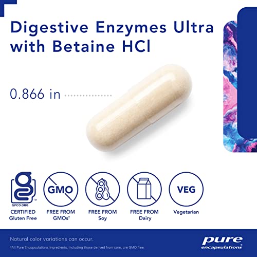 Pure Encapsulations DEUB1 Digestive Enzymes Ultra With Betaine Hcl - Vegetarian Digestive Enzyme Supplement To Support Protein thumb #2