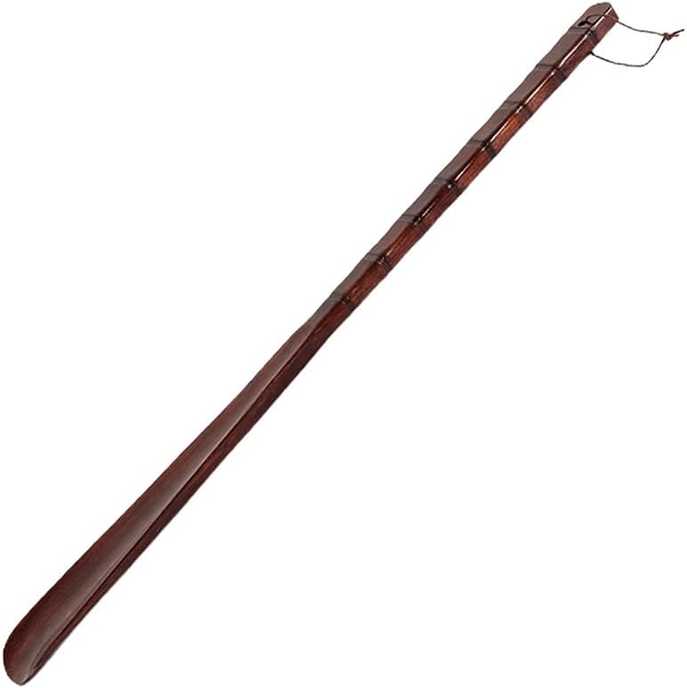 Accessories Wooden Shoe Horn Long Handle Easy Off Stick Lifter For Seniors Ergonomic Hanging Loop Home Practical