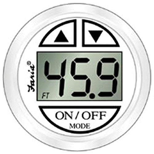Image of Faria 13150 Dress Depth Sounder (Transom Mounted Transducer) SN2011-2, White
