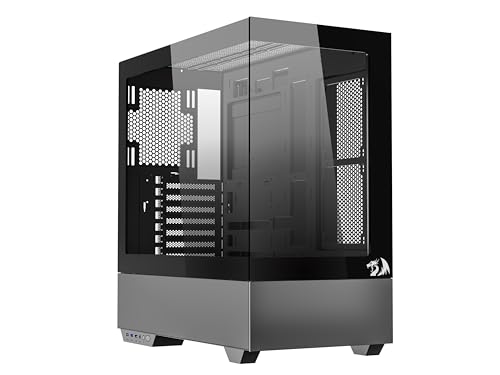 Gabinete Gamer Redragon Reflect Pro Preto Sem Fans Mid Tower CA-607B - Imagem 3