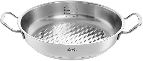 Fissler Original-Profi Collection® Servierpfanne 28 cm – Made in Germany, Edelstahl 18/10, Novogrill® Bratfläche, Cookstar® Allherdboden, Induktion