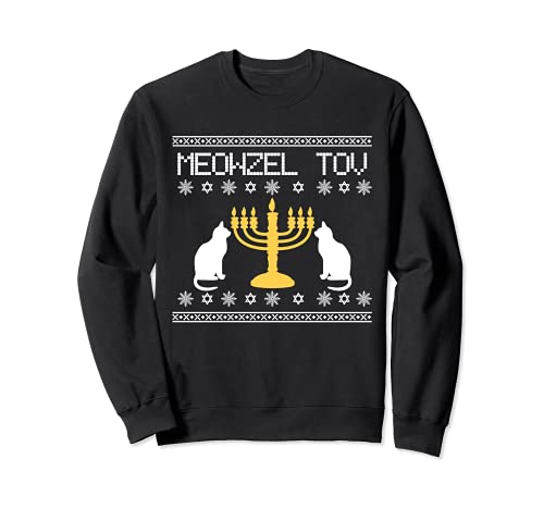 Hanukkah Chanukkah - Regalo para judío de Meowzel Tov Sudadera