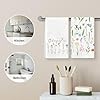 TiTkaiVi 2 Pcs Farmhouse Wildflower Kitchen Towels Set, 16x24 Inch Floral Kitchen Towels Hand Floral Bath Towels Dish Cloth for Cooking Tea Bathroom Woman Guest Housewarming Gift #2