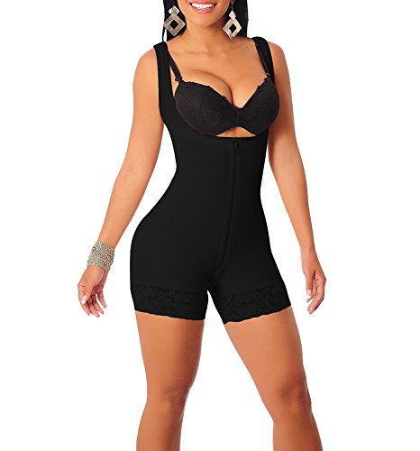 MISSMAOM Mujeres Body Faja Modeladora Camiseta Moldeadora Faja Reductora de Abdomen y, Cintura Adelgazante Lencería Moldeadora Slimming Black 5XL