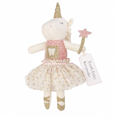 Mud Pie Unicorn Tooth Fairy Pink One Size