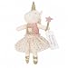 Mud Pie Women's Unicorn Tooth Fairy Pink One Size
