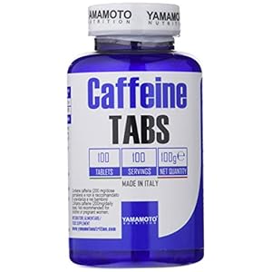 Yamamoto Nutrition Caffeine TABS integratore alimentare di vitamina B1 e caffeina 100 compresse