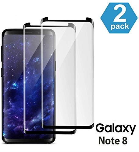 Galaxy Note 8 Screen Protector, (2-Pack) Tempered Glass Screen Protector [Force Resistant up