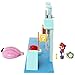 Nintendo Super Mario Deluxe Underwater Playset with 5 Interactive Environmentpiece – Includes 2.5” Mario Figure, 1-Up Mushroom Accessory & Warp Pipe Coin Launcher