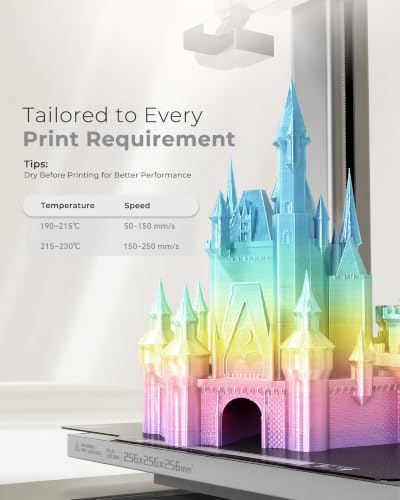 Image of YOOPAI Silk Rainbow PLA Filament 1.75mm, Multicolor Gradient PLA 3D Printer Filament, Glossy Silk Shine, Smooth Printing, Color Changing Filament 1kg Spool (2.2lbs)，Rainbow Silk 03