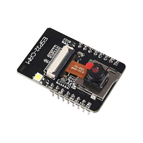 Aokin ESP32-CAM Camera Module, ESP32 Development Board WiFi and Bluetooth with OV2640 2MP Camera for Arduino, 1 Pcs Cover