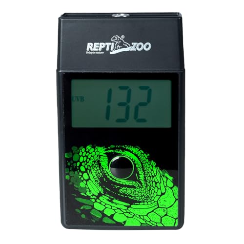 REPTI ZOO UVB Index Meter Handheld Reptile Lamp UV Detector, Digital UVB Tester Reptile Accessories for Reptile Lamp Bulb UVB Testing