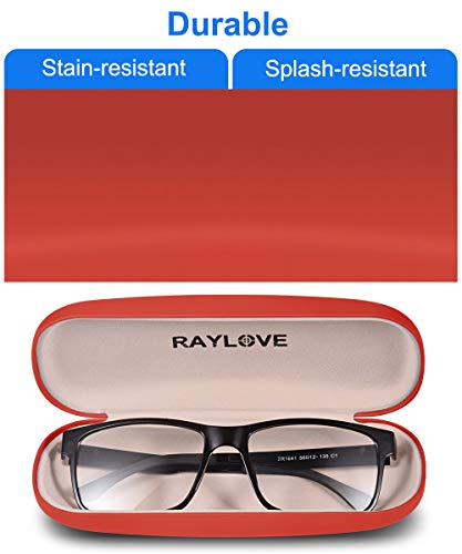 Image of RayLove Unisex Hard Shell Eyeglasses Cases, Protective Case For Glasses