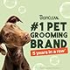TropiClean Shampoo für Haustiere - Luxus 2 in 1 - Reinigt, Spendet Feuchtigkeit, pflegt Haut & Fell I Für Hunde & Katzen I Parabens-, Farbstoff- und Seifenfrei - Papaya & Kokosnuss, 3,78 L