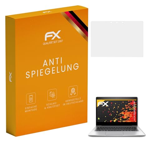 atFoliX Folia ochronna kompatybilny z HP EliteBook 830 G5 Folia ochronna na ekran, antyrefleksyjne i amortyzujace FX Folia (2X)