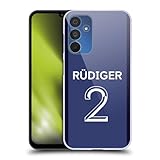 Head Case Designs Officially Licensed Chelsea Football Club Antonio Rüdiger 2020/21 Players Home Kit Group 1 Hard Back Case Compatible with Samsung Galaxy A15