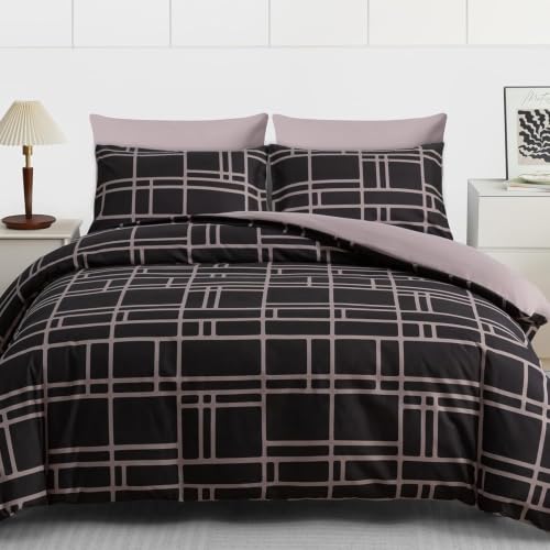 Pamposh Bettwäsche 135x200 – 2teilig Mikrofaser Bettwäsche Set mit 1 Bettbezug 135x200 cm und 1 Kissenbezügen 50x80 cm, Weich… – Ansicht 3