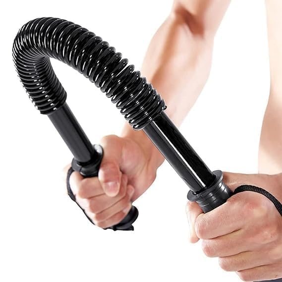 Power Twister Bar 40 Kg Resistance | Adjustable Upper Body Workout Equipment for Chest, Shoulder, Biceps, Triceps, Forearm & Arm Strength Training | Heavy Duty Spring Exercise Bar for Men & Women-image-18