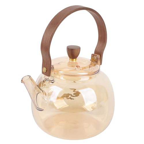Théière en verre borosilicate 950 ml Greensen avec 2 pots intérieurs - 2