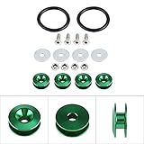 Fdit Detente Rápidamente para el Kit de Vestimenta de la Lavadora de Tampones Forfirener Kit de Aluminio de Aluminio Fuertes Resistencia 4 Pcs Tapiz de Equipaje Tapas de Cobertura (GREEN)