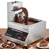 Flyseago Chocolate Wheel Mixer Tempering Maker, 12kg Stainless Steel Melter