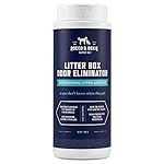 Rocco & Roxie Litter Box Odor Eliminator, Best Natural Urine Deodorizer for Cat Litter Boxes Cats Smell Control, Odor Absorber, Safe for Kitty, 12 oz