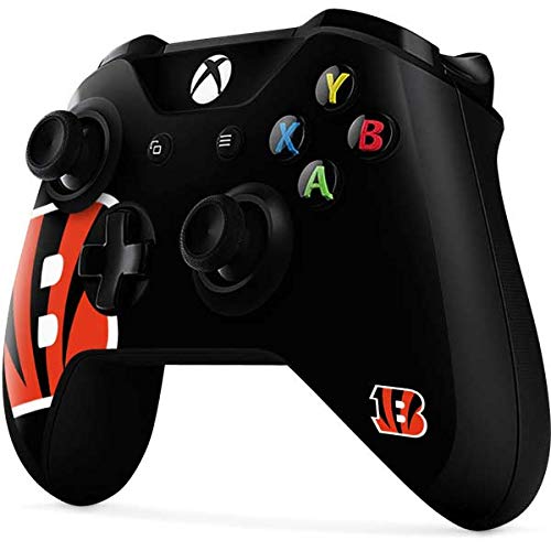 Skinit Decal Gaming Skin Compatible with Xbox One X Controller - Officially Licensed NFL Cincinnati Bengals Large Logo Design