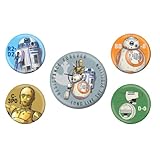 スター・ウォーズ ドロイドバッジ (5個パック) マルチカラー ワンサイズ