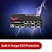4K HDMI Splitter 1 in 4 Out 1080p 3D, PCM7.1, Dolby TrueHD, DTS-HD Master Audio, Auto EDID, Threaded Power Supply, with Built-in ESD Protection (One Input Four Output AV Access HDMI Distributor 1x4