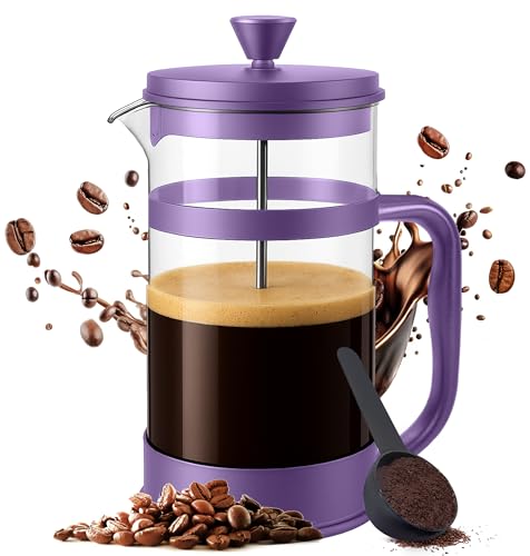 Utopia Kitchen 12 Ounce 0.35 Liter French Press Coffee Maker, Tea Maker, Travel Coffee Presses, Heat Resistant Thickened - Detailed View