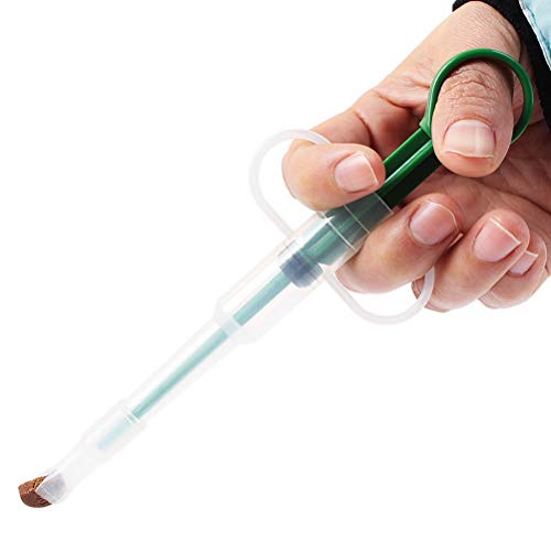 nuoshen 2 Stücke Tablette Feeder, Medikamenten Feeder Pet Pusher Spritze Pet Pusher Spritze Tabletteneingeber für Katzen kleine Hunde