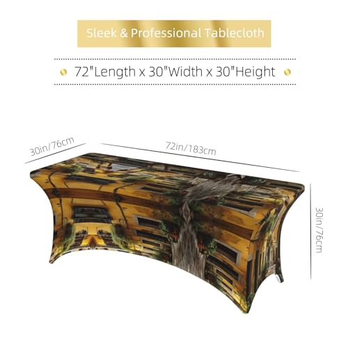 Nappe de table extensible design impression italienne haut de gamme - 7