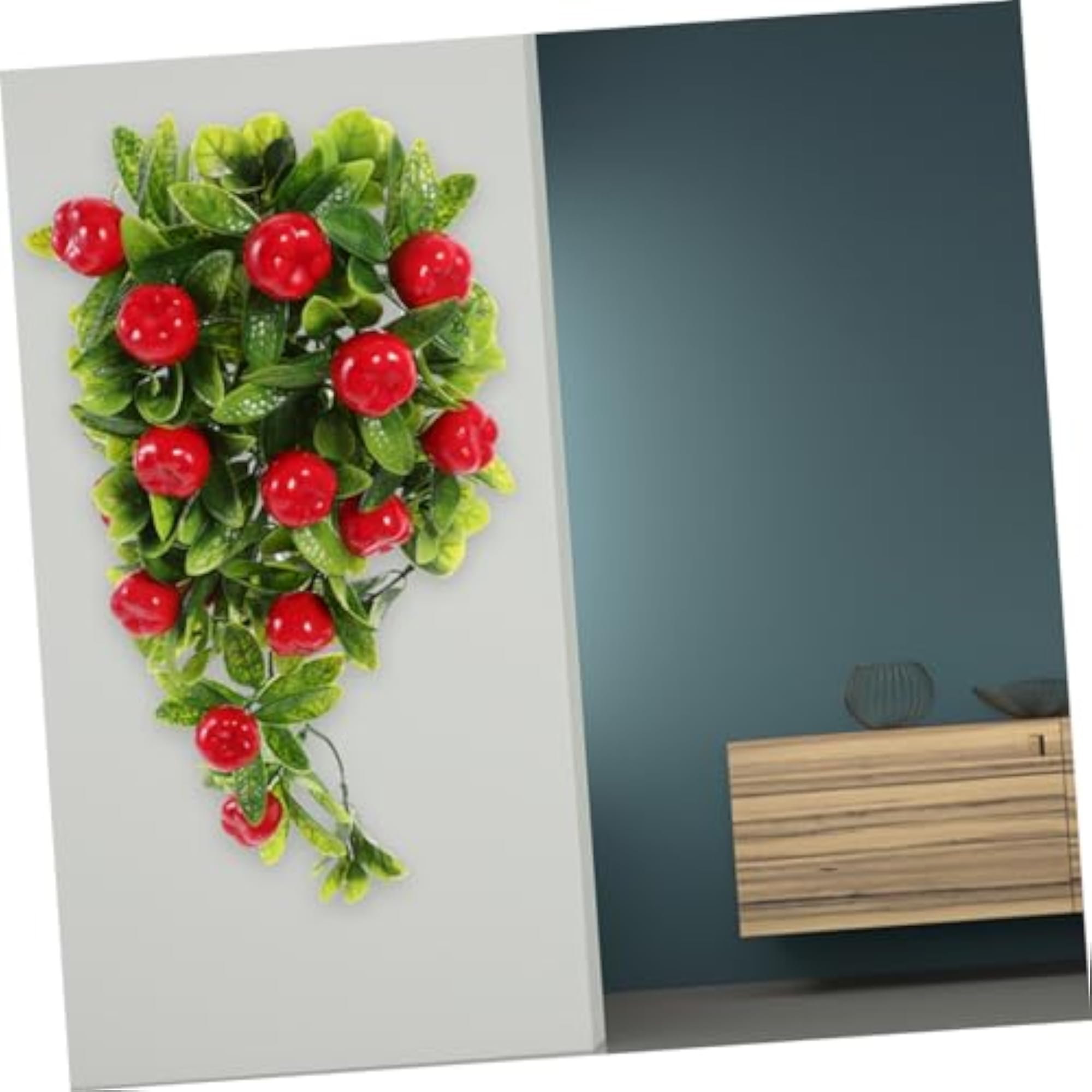 2pcs Simulated Fruit Hanging Ornaments for Wedding Decor