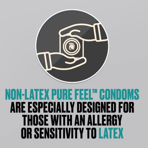 Trojan Raw Non-Latex Lubricated Pure Feel Condoms, 10Ct #TOP5