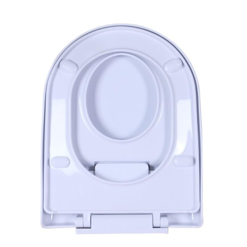 Bidet integrado para inodoro en U con cierre amortiguado y doble tapa infantil
