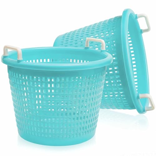 Burbell 2 Pcs Heavy Duty Fish Basket 100 lb, Blue