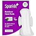 Sparkle Assorbenti di bambù | Assorbenti sanitari di origine vegetale per donne | Assorbenti sanitari super morbidi e a prova di perdite con ali | Certificati USDA a base biologica, senza cl immagine