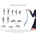FITIUM Balance Boards Yoga, Fitness Board, Workout Balance Board Sports, Twist Board for Workout, Gym Sports, Balancing Exercises, Dancers, Stability Training Twisting, Exercise Abs Arms Legs,Blue - Image 5