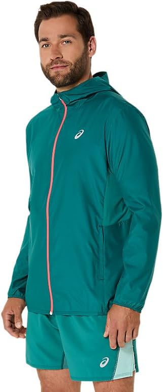ASICS MEN'S SILVER JACKET RUNNING APPAREL