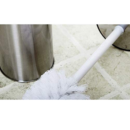 Stainless Steel Toilet Brush Holder, Brushed Nickel Freestanding Bathroom Rack, Modern Round Design, Toilet Cleaning Accessory for Home and Office - Image 6