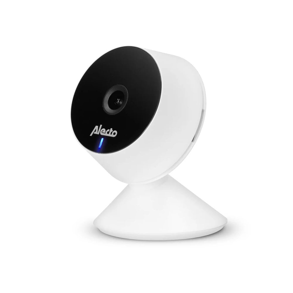 Alecto Smartbaby5 elektroniczna niania z kamerą – elektroniczna niania Wi-Fi z kamerą – funkcja interkomu – widoczność w nocy na podczerwień – czujnik ruchu – sterowanie aplikacją – rozdzielczość HD –
