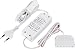 Produktbild 12V MINI-AMP - LED Trafo Netzteil 16W - mit EURO-Stecker + Ein-Ausschalter + 6-fach-Verteiler (MINI-AMP Buchsen) - 2x 2m Kabel - weiß