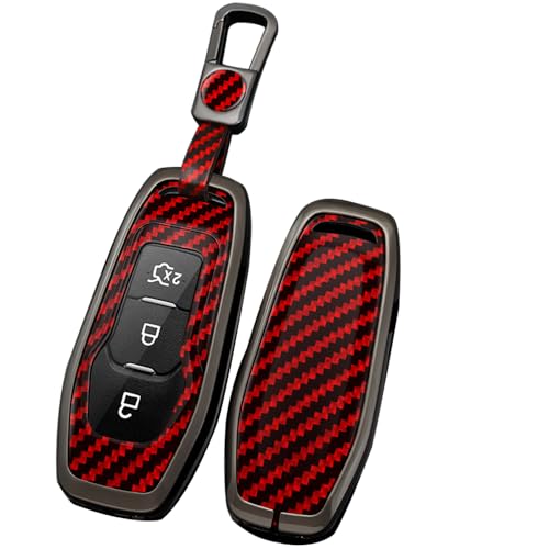 Coque de clé métallique antichoc Ford Edge Explorer protection totale 3 boutons