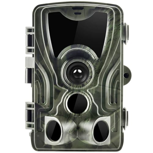 DECHOUS Cámara de Caza con Inducción Infrarroja Abs, Pantalla LCD 2.0 Pulgadas, 50m para Fotografía Automática en Exteriores y Zona Rural