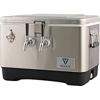 Algopix Similar Product 8 - Komos 2 Tap Stainless Steel Draft Box