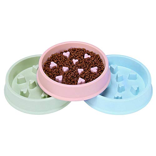 Hond Kom Slow Feeder Plastic Anti Verstikking Puppy Kat Eet Schotel Kom Anti-Slurpend Voedsel Bord - Afbeelding 3