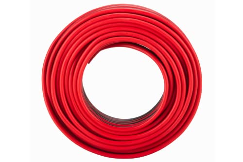 50' Audiopipe 10 Ga Gauge Red Black Zip Wire Speaker Cable Copper Clad Car Audio Stereo #10-50Rb #TOP2