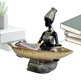 Generisch Obstschale - Afrikanisches Frauen-Design Dessertservierplatte | Elegante Zier-Dekoration Aus Kunstharz Für Süßigkeiten Restaurant Präsentation Dessert Bei Hochzeitsempfang Wohnzimmer