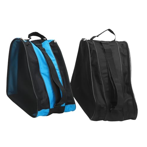 Anneome 2-pack Skating Bag Roller Skates Holder Roller Shoe Pouch Supplies Multi-layer Storage