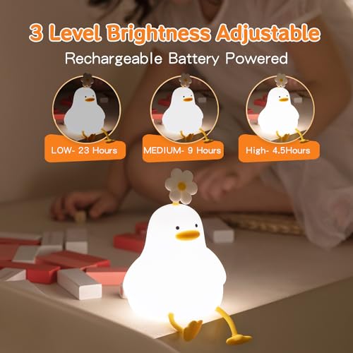 Lámpara de Mesa de Noche Infantil Conejo y Pato miniatura 4